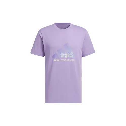 Adidas T-Shirts Men Enchanted Light Purple