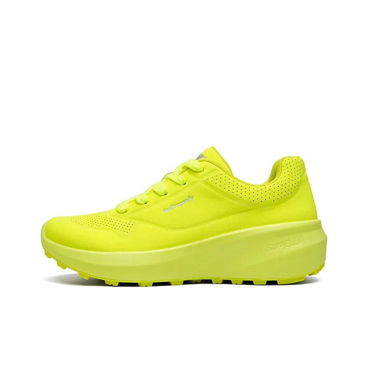 RED DRAGONFLY Running Shoes Women's Low Top White/Neon Green/Orange/Purple-6