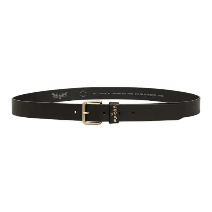 Levi's Genuine Leather Belts Women's Black Width 3cm-1