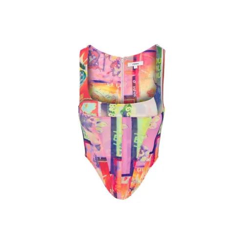 Miaou Tank Tops Women's Multicolor