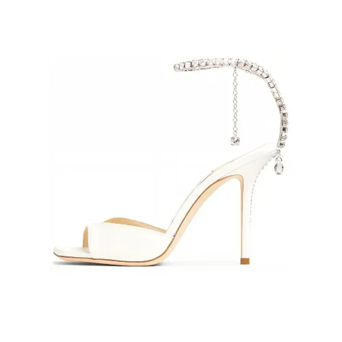 Jimmy Choo Saeda 125mm Crystal-embellished Sandals