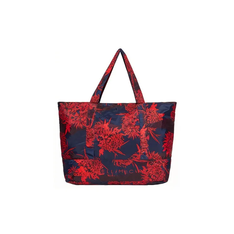Adidas Polyester Tote Bag, Shopping Bag, Shoulder Bag, Handbag Regular Women's Navy Blue/Red-1