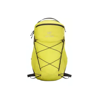 Arcteryx Nylon Mesh Hiking Bag Backpack Regular Unisex Yellow