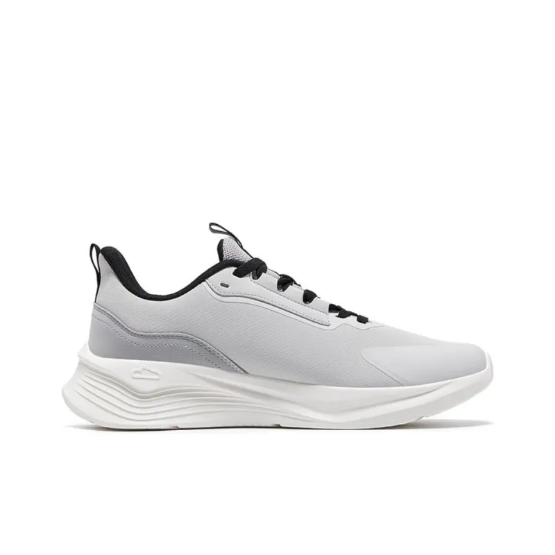 Erke Cushioning Slip Resistant Low Top Running Shoes Men's Gray-1