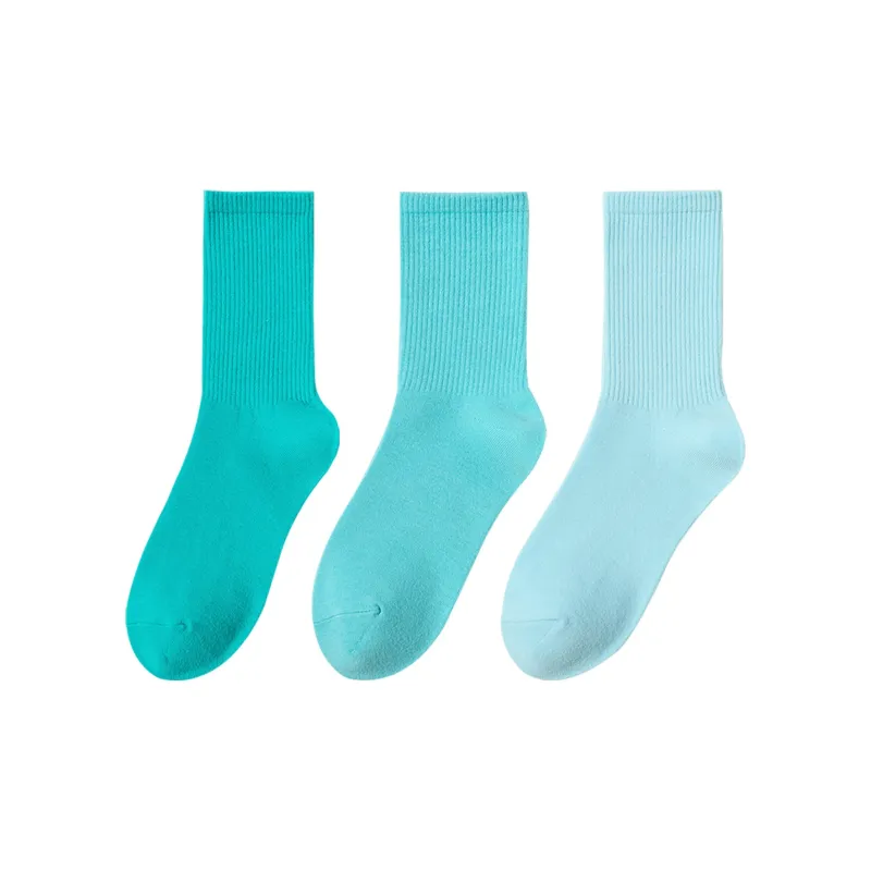 XXLLG Mid Calf Socks Women's 3 Pack-8