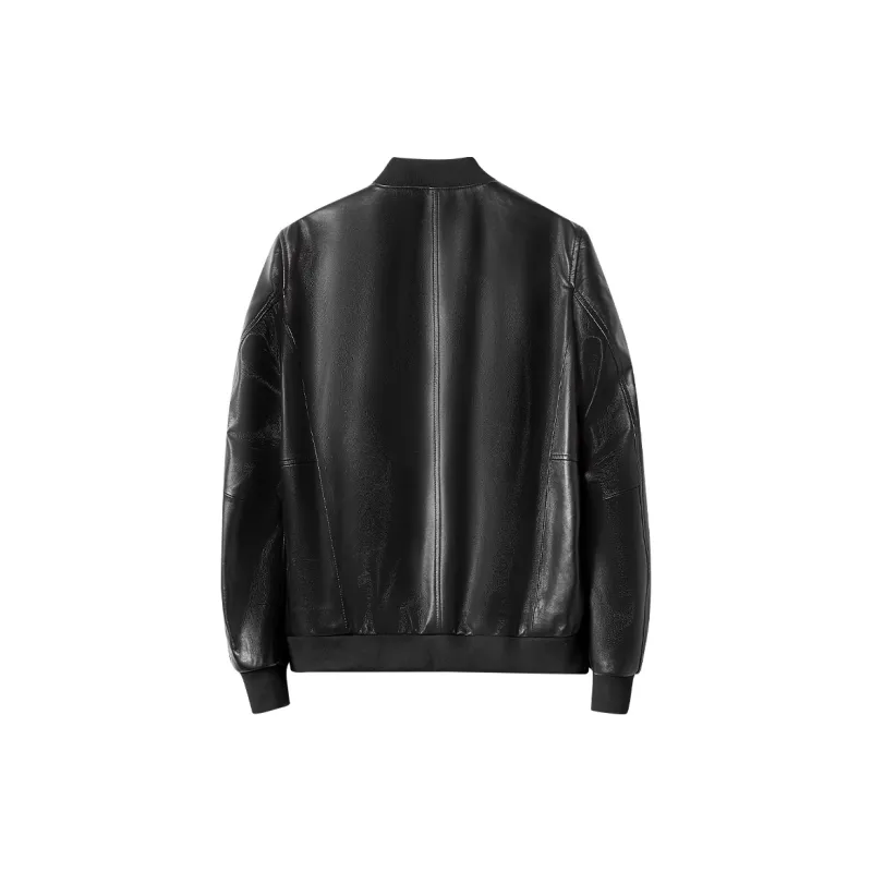 KAISER Leather Jacket Men's Black-1