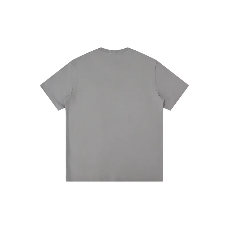 Kisz Dopamine Dressing Color Scheme Crew Neck Short Sleeved Heavyweight 270g Summer Unisex-1
