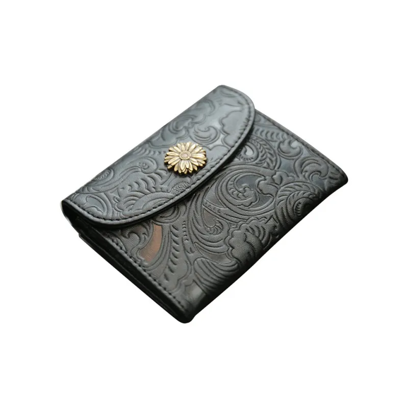 DOSRFINI Cow Leather Genuine Leather Wallet Unisex-5