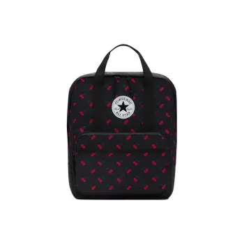 Converse Polyester Backpack Small Size Women's Black & Red