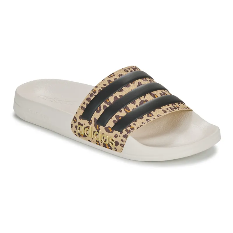 Adidas Adilette Abrasion Resistant Quick Dry Slide Slippers Unisex Ecru-3