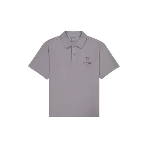 New Balance Polo Shirts Unisex Gray