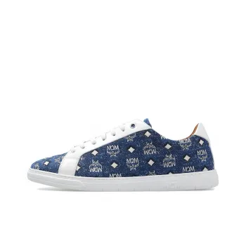 MCM Terrain Lo Low-Top Stylish Skateboarding Shoes Men's Blue White