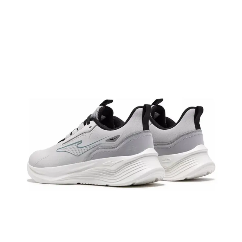 Erke Cushioning Slip Resistant Low Top Running Shoes Men's Gray-2