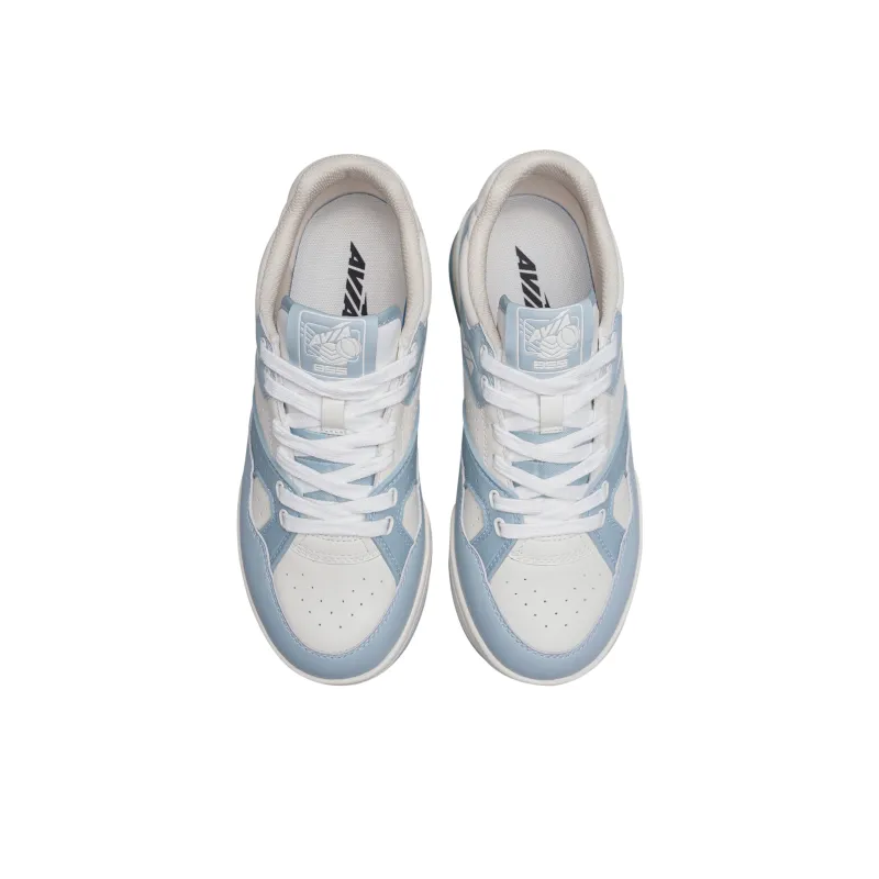 AVIA 855L Series Cushioning, Wear Resistant Low Top Vintage Basketball Shoes Women's White Blue-3