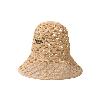 PRADA Logo-embroidered Bucket Hat