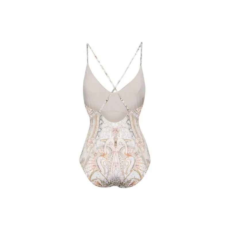 Camilla Tower Tales Graphic print Swimsuit-1