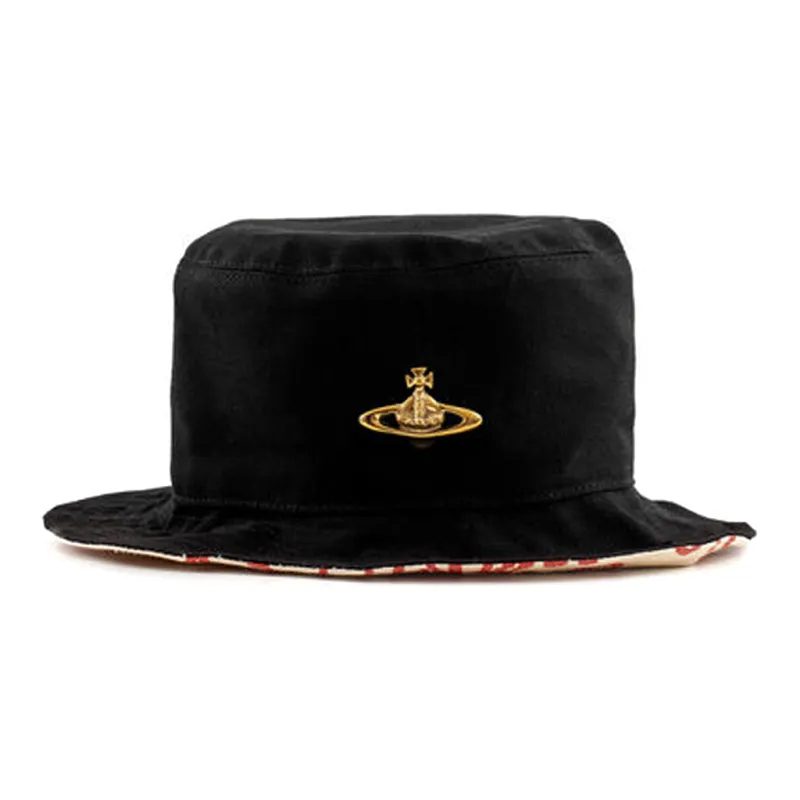 Vivienne Westwood Cotton Bucket Hats Men's Black-0