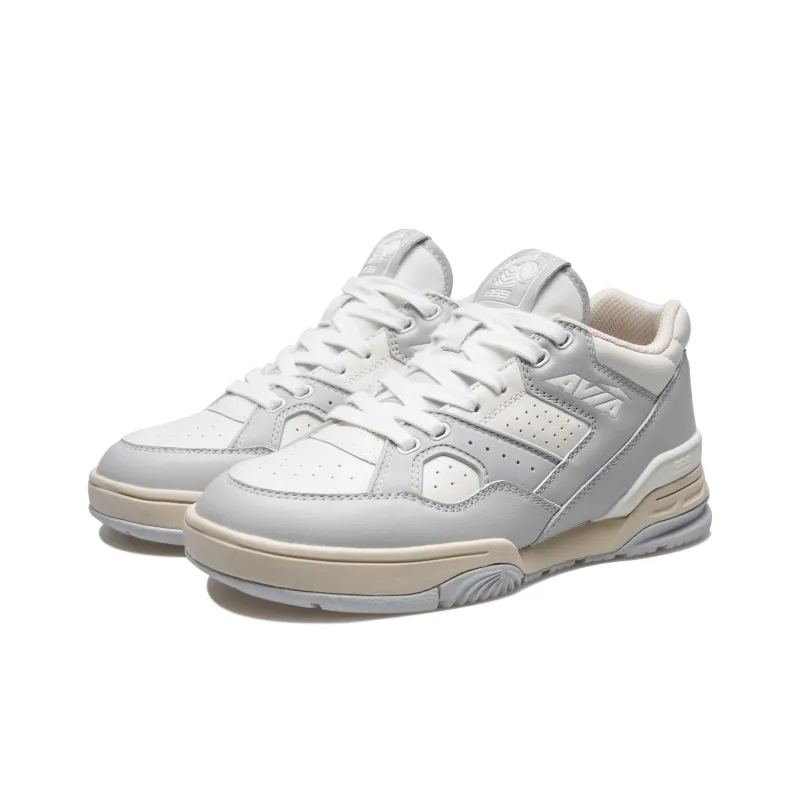 AVIA 855L Series Low Top Vintage Basketball Shoes Women's White Gray-2