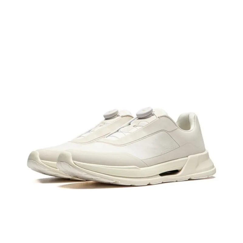 LI NING 1990 Du Xing Cushioning Height Increase With Rebound Running Shoes Men's Ecru-2