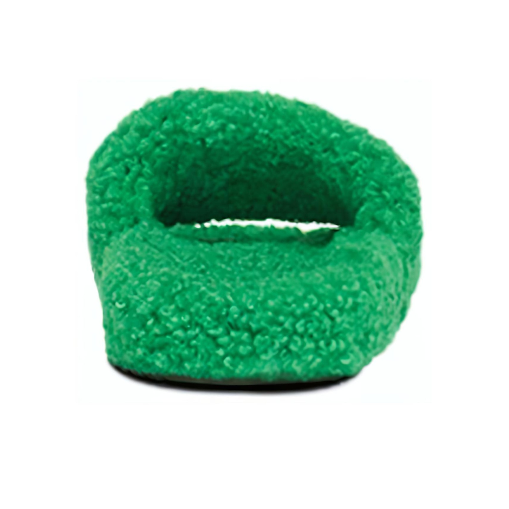 Balenciaga Furry Slide Green Women's - POIZON