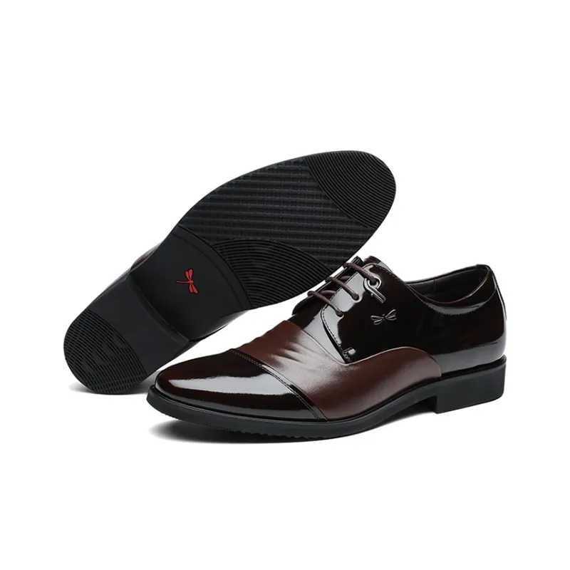 RED DRAGONFLY Height Increasing Dress Shoes Men's-2