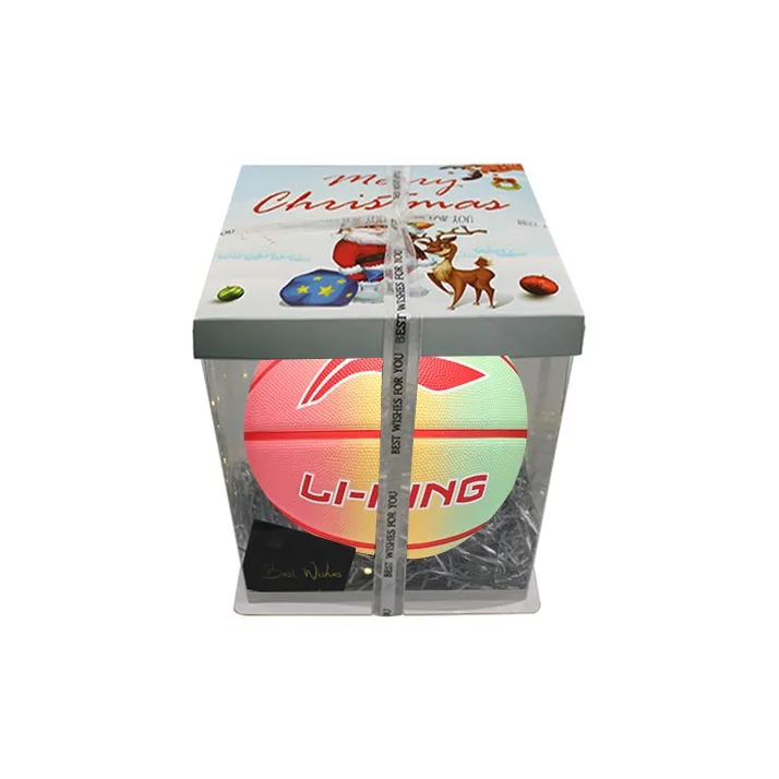 LiNing Rubber Basketball Pink Yellow Green Size 7 Training Unisex-7