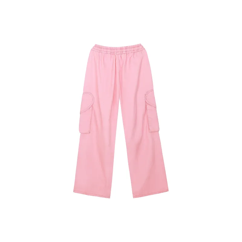 LKOD Cargo Pants Women's Pink-1