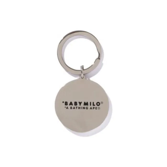 A BATHING APE Zinc Alloy Epoxy Resin Keychain Bag Accessory Medium Size Men's Brown-1