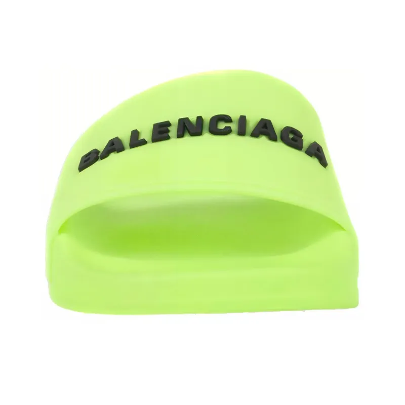 Balenciaga Pool Slide Fluo Yellow-2