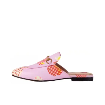 GUCCI Princetown Casual Single Shoes Women's Pink