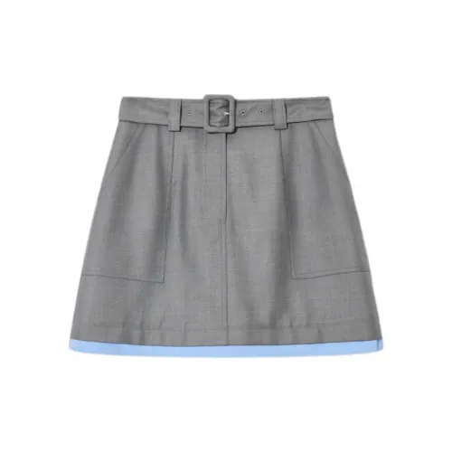 YINER GoodLand Casual Short Skirts Women's Gray