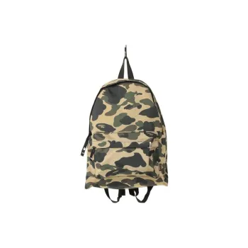 A BATHING APE 1ST CAMO Series Canvas Backpack Regular Men's Army Green