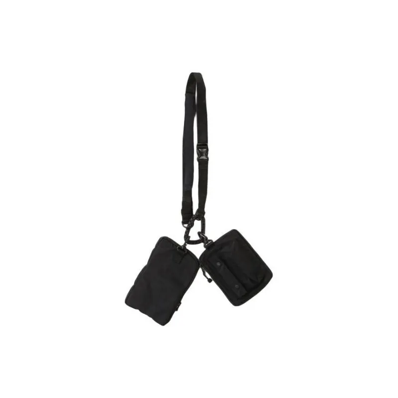 A BATHING APE Polyester Shoulder Bag, Crossbody Bag Regular Men's Black-2