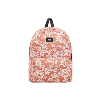 Vans Polyester Backpack Unisex Orange & White