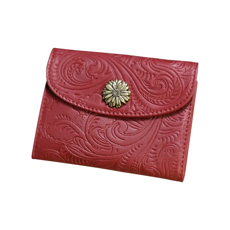 DOSRFINI Cow Leather Genuine Leather Wallet Unisex-2