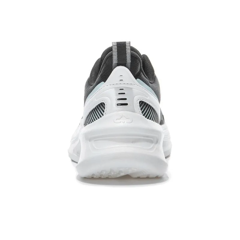 Erke Cushioning Wear Resistant Casual Running Shoes Women's Microcrystal White-4