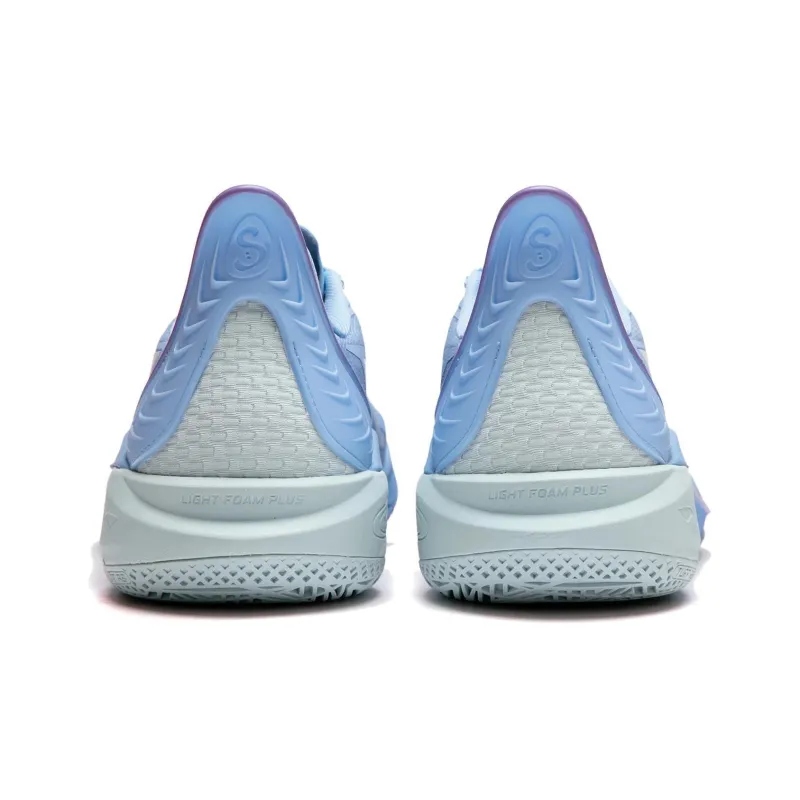 LiNing SONIC 12 Cushioning Anti Slip Wear Resistant Breathability Low Top Basketball Shoes Men's Blue-5