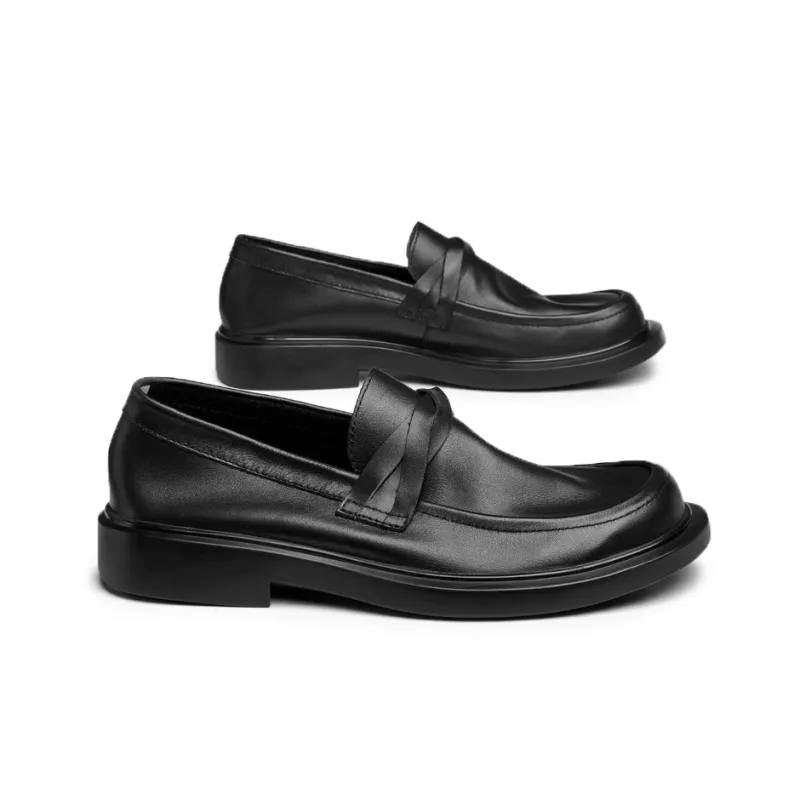 LEYGMENLG Loafers Men Black/Apricot/Coffee-6
