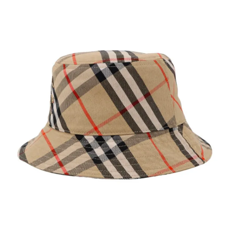 Burberry Checked Bucket Hat-2