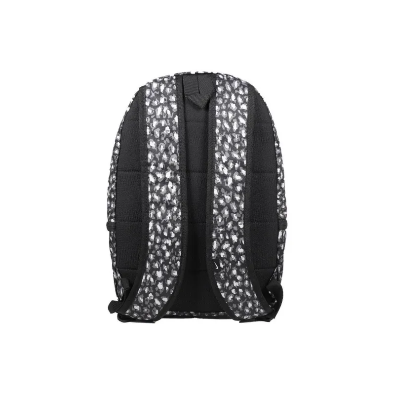 Nike Polyester Backpack Regular Unisex Black & Silver-8