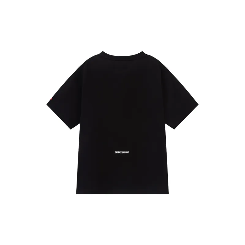 SPRAYGROUND Crew Neck Short Sleeved T Shirts Unisex-7