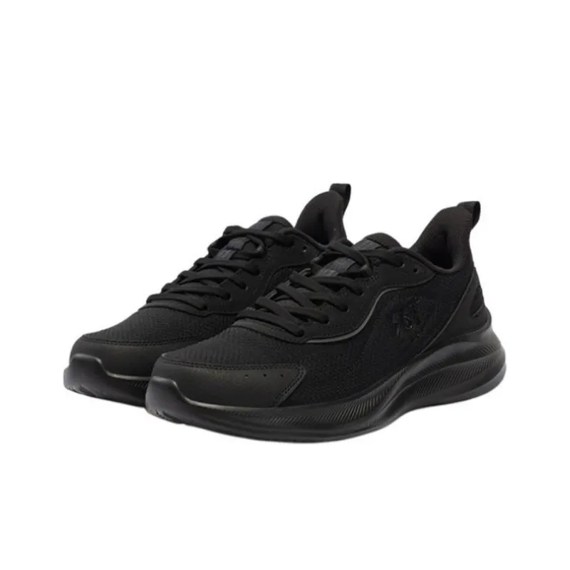 361° Cushioning Lightweight Low-Top Casual Running Shoes Men's Black-1
