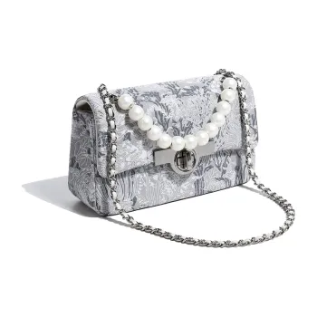 Miss Kung Fabric Crossbody Bag Shoulder Bag Regular Women's Embroidered Gray