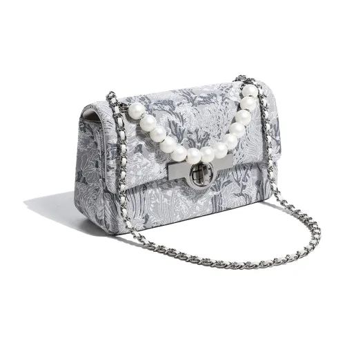 Miss Kung Fabric Crossbody Bag Shoulder Bag Regular Women's Embroidered Gray