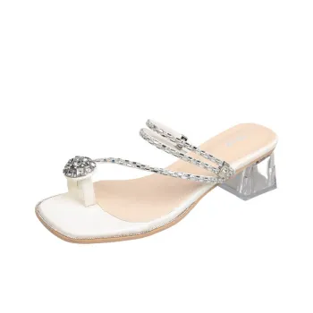 GEJIANI Slide Slippers Women's Beige