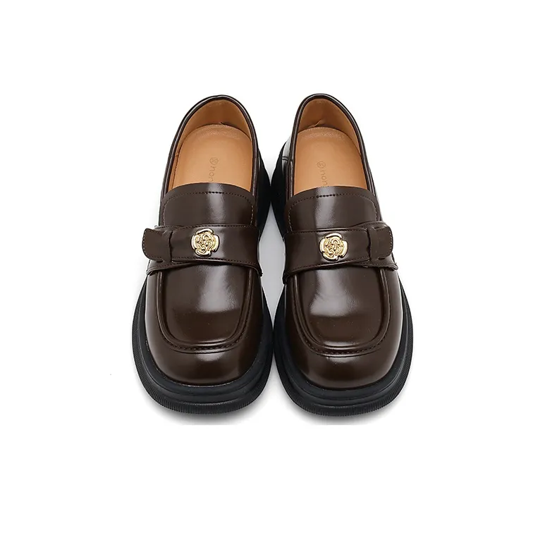 Honey GIRL Loafers Women's Black/Brown-8