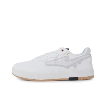 Erke Unparalleled Wear-resistant And Lightweight Low-Top Skateboard Shoes Women's White Yellow