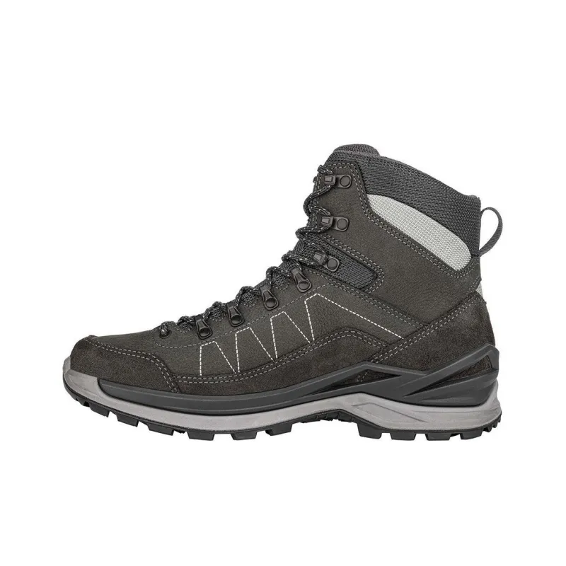 Lowa Toro Pro GTX Anti-Slip Wear-Resistant Mid-Top Trekking Shoes Men's Gray-1