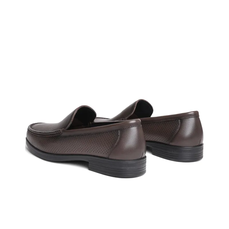 Senda Dress Shoes Men Low Top Black/Brown-8