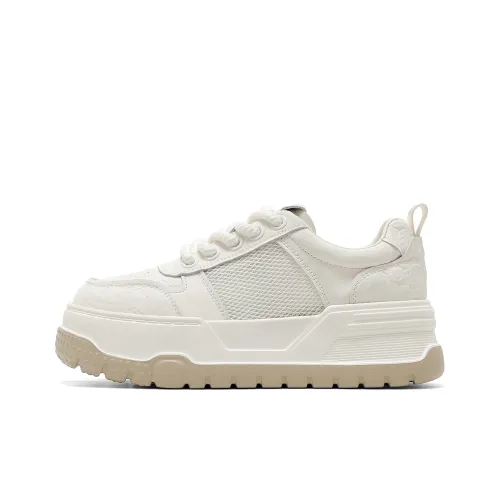 C°BANNER Skateboard shoes Bold Women's Low-Top Beige
